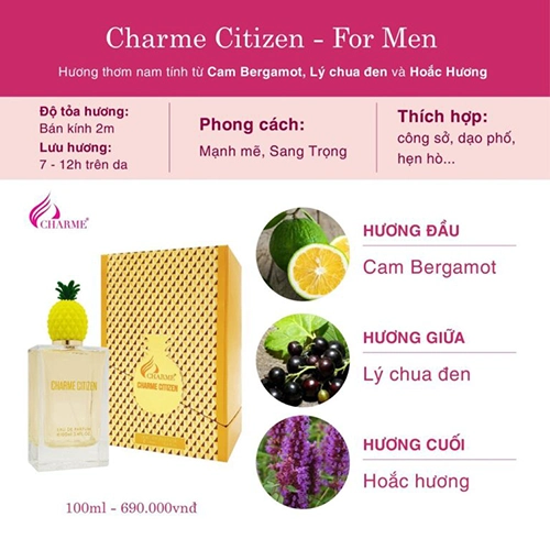 Nước hoa Charme Citizen