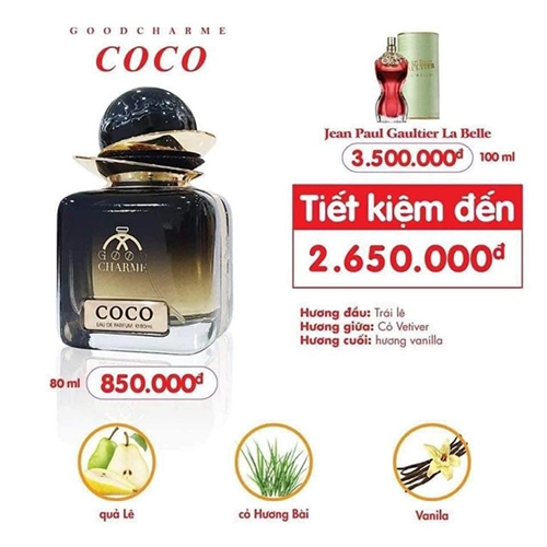 Nước Hoa Charme Coco Đên 80ml