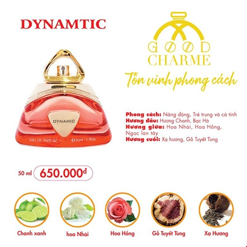 Nước Hoa Nữ Charme Dynamic 50ml