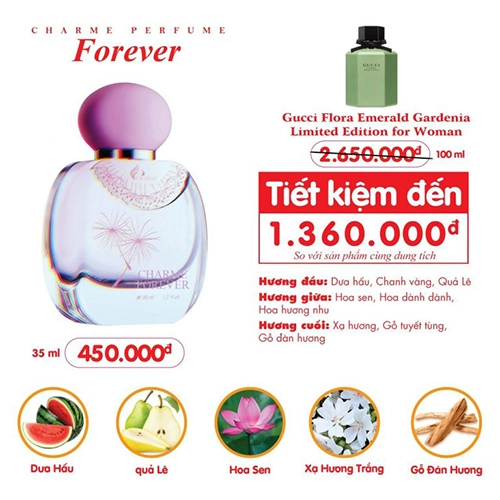 Nước Hoa Nữ Charme Forever 35ml