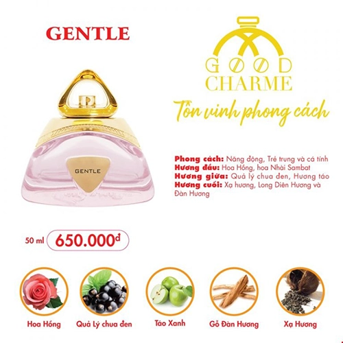 Nước Hoa Nữ Charme Gentle 50ml