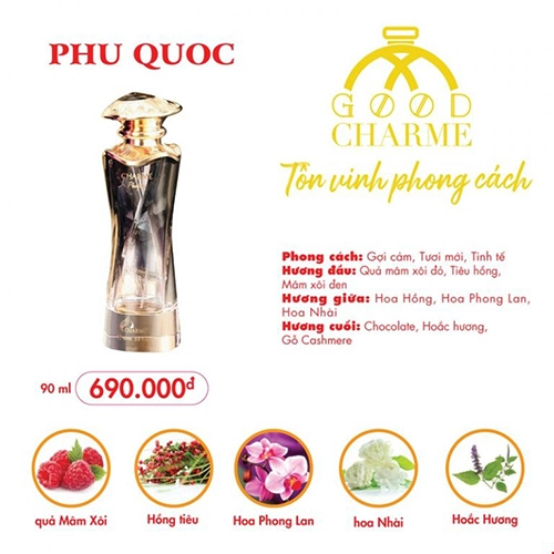 Nước Hoa Nữ Charme Phú Quốc