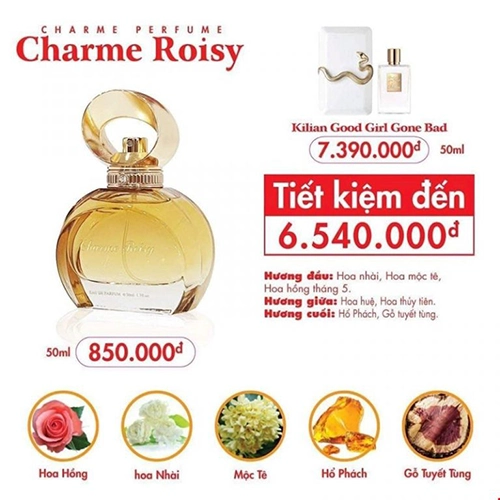 Nước Hoa Nữ Charme Roisy