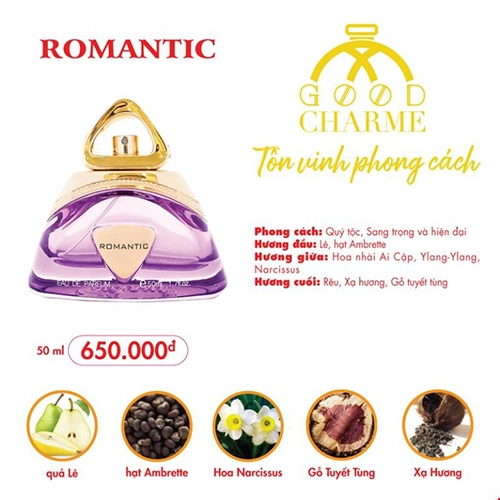 Nước Hoa Nữ Charme Romantic