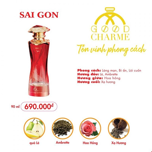 Nước Hoa Nữ Charme Sài Gòn