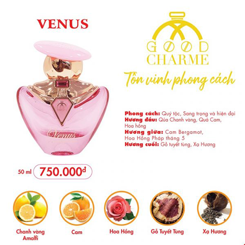 Nước Hoa Nữ Charme Venus