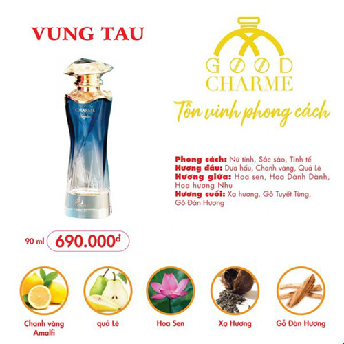 Nước Hoa Nữ Charme Vũng Tàu