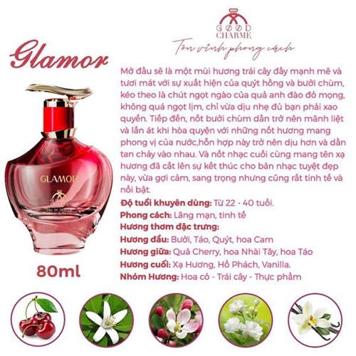 Nước Hoa Nữ Good Charme Glamor