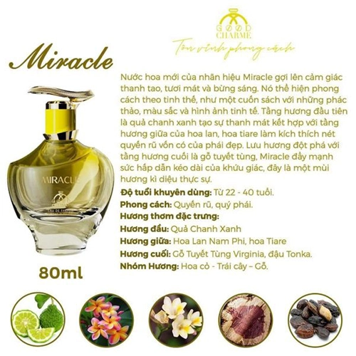 Nước Hoa Good Charme Miracle