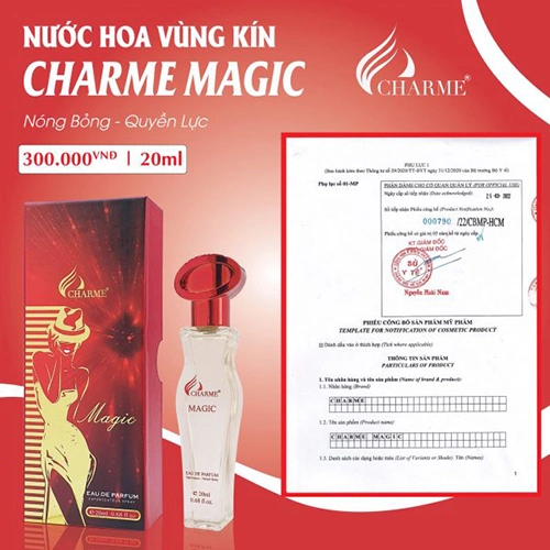 Nước Hoa Vùng Kín Charme Magic Red