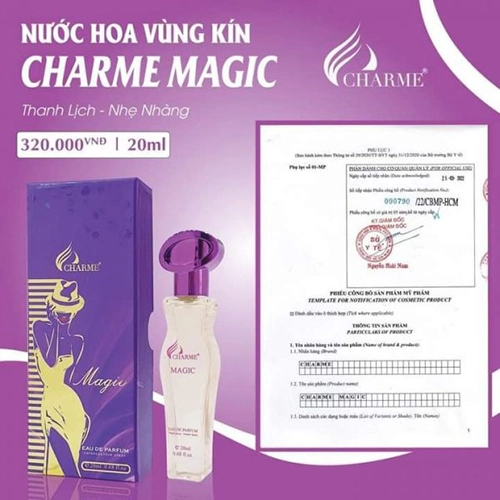 Nước Hoa Vùng Kín Charme Magic Tím